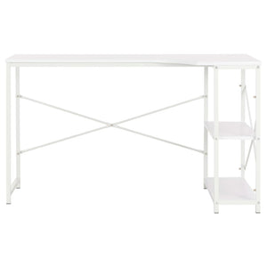 vidaXL Computer Desk White 120x72x70 cm