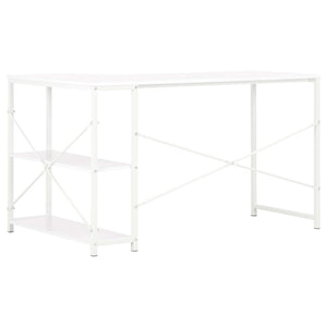 vidaXL Computer Desk White 120x72x70 cm