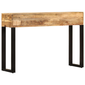 vidaXL Console Table 110x30x76 cm Solid Mango Wood