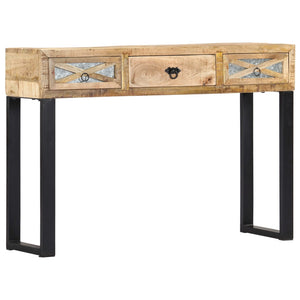 vidaXL Console Table 110x30x76 cm Solid Mango Wood