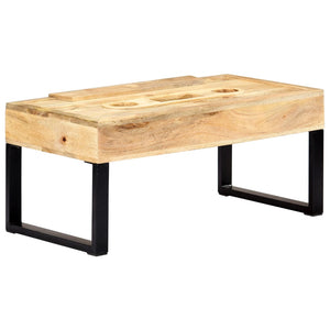 vidaXL Coffee Table Cassette Style 100x52x45 cm Solid Mango Wood