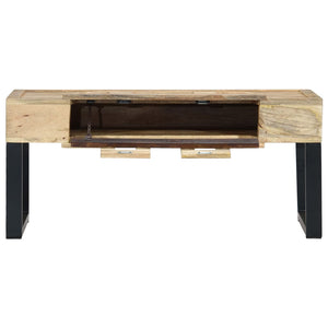 vidaXL Coffee Table Cassette Style 100x52x45 cm Solid Mango Wood