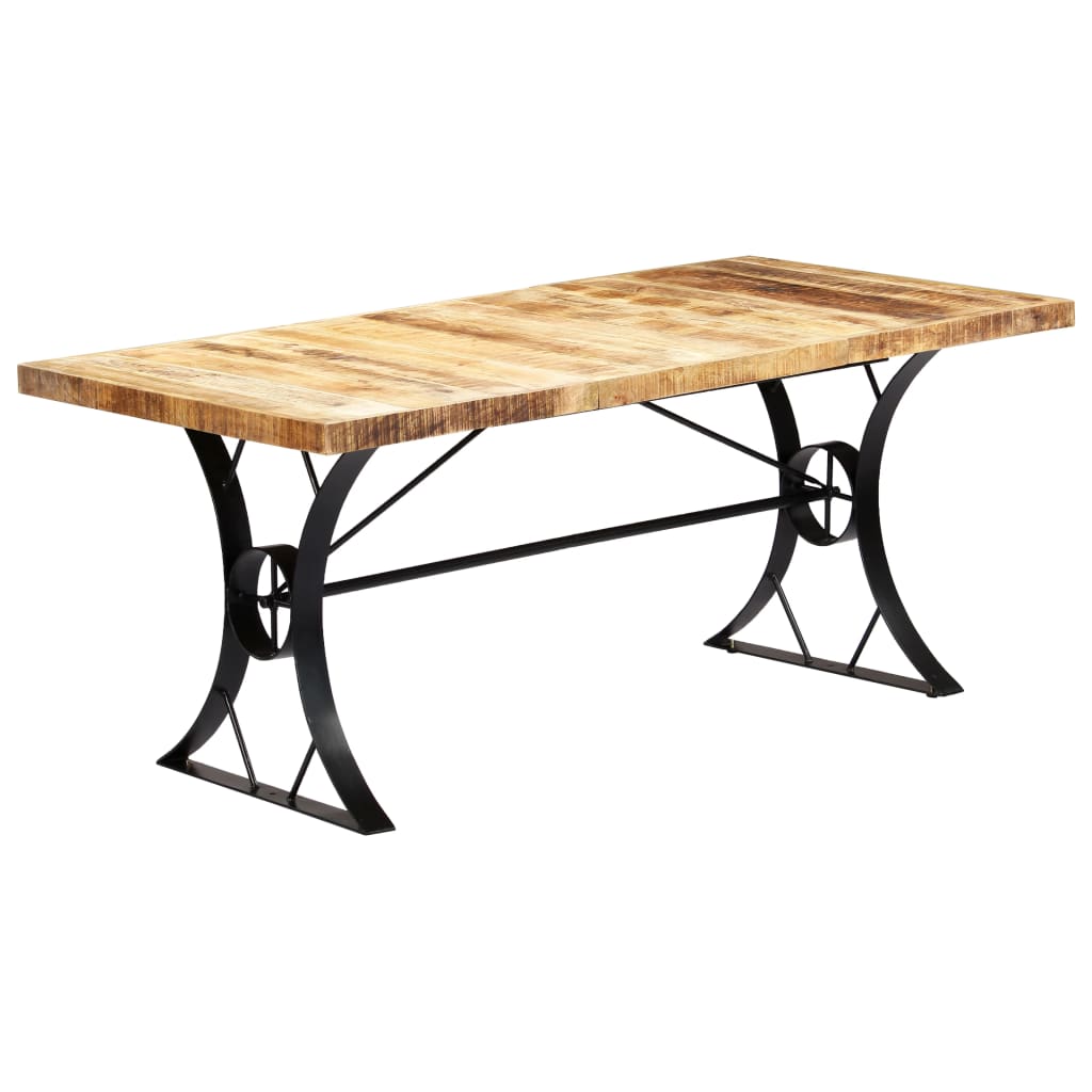 vidaXL Dining Table 180x90x76 cm Solid Mango Wood