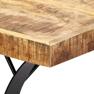 vidaXL Dining Table 180x90x76 cm Solid Mango Wood