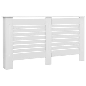 vidaXL Radiator Cover White 152x19x81.5 cm MDF