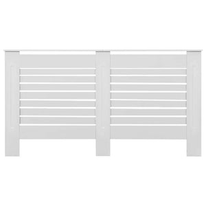 vidaXL Radiator Cover White 152x19x81.5 cm MDF