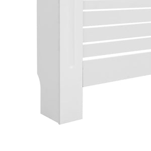 vidaXL Radiator Cover White 152x19x81.5 cm MDF