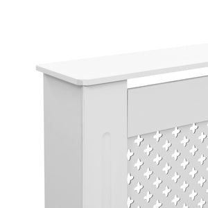 vidaXL Radiator Cover White 172x19x81.5 cm MDF