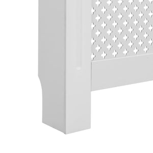 vidaXL Radiator Cover White 172x19x81.5 cm MDF