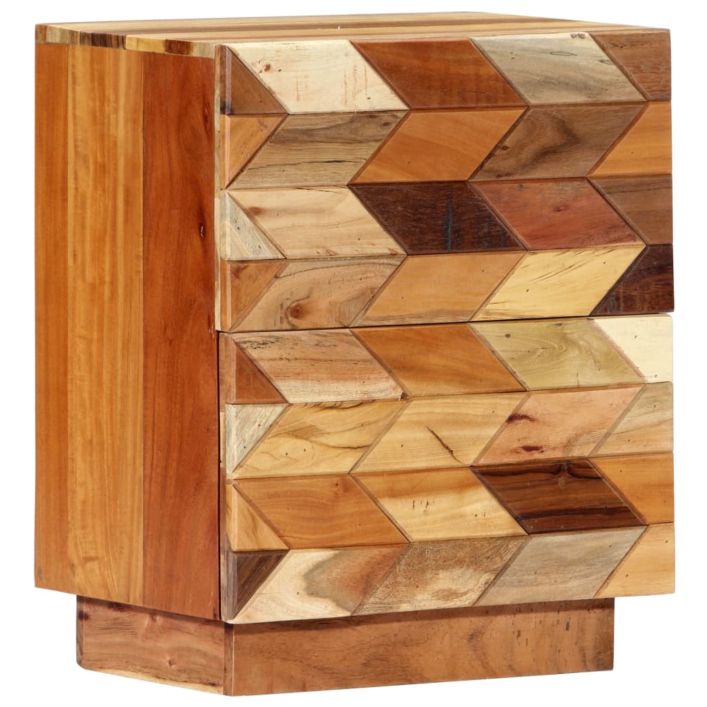 vidaXL Bedside Cabinet 40x30x50 cm Solid Reclaimed Wood