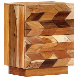 vidaXL Bedside Cabinet 40x30x50 cm Solid Reclaimed Wood