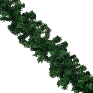 vidaXL Christmas Garlands 4 pcs Green 270 cm PVC