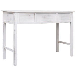 vidaXL Console Table Antique White 110x45x76 cm Wood