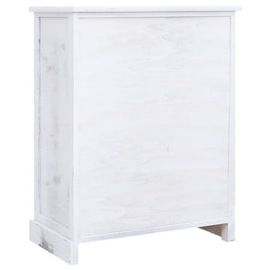 vidaXL Drawer Cabinet White 60x30x75 cm Wood