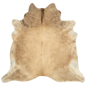 vidaXL Real Cow Hide Rug 150x170 cm Beige