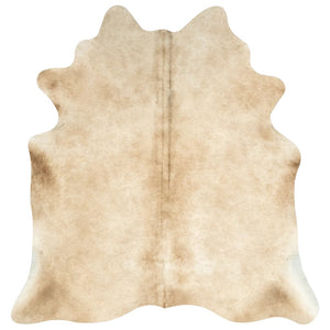 vidaXL Real Cow Hide Rug 150x170 cm Beige