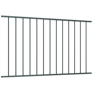 vidaXL Fence Panel Powder-coated Steel 1.7x1.25 m Anthracite