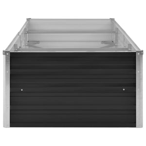 vidaXL Garden Raised Bed Anthracite 240x80x45 cm Galvanised Steel