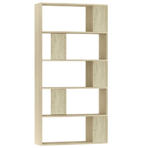 vidaXL Book Cabinet/Room Divider Sonoma Oak 80x24x159 cm Engineered Wood