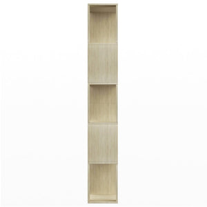 vidaXL Book Cabinet/Room Divider Sonoma Oak 80x24x159 cm Engineered Wood