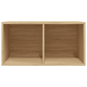 vidaXL Vinyl Storage Box Sonoma Oak 71x34x36 cm Engineered Wood