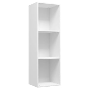 vidaXL Book Cabinet/TV Cabinet White 36x30x114 cm Engineered Wood