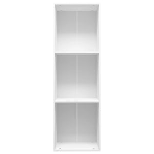 vidaXL Book Cabinet/TV Cabinet White 36x30x114 cm Engineered Wood