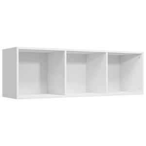 vidaXL Book Cabinet/TV Cabinet White 36x30x114 cm Engineered Wood