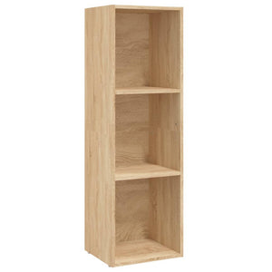 vidaXL Book Cabinet/TV Cabinet Sonoma Oak 36x30x114 cm Engineered Wood