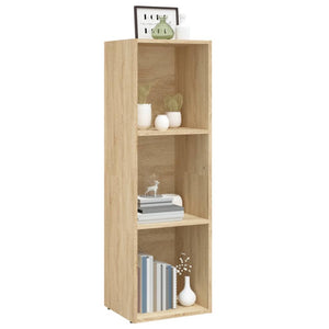 vidaXL Book Cabinet/TV Cabinet Sonoma Oak 36x30x114 cm Engineered Wood