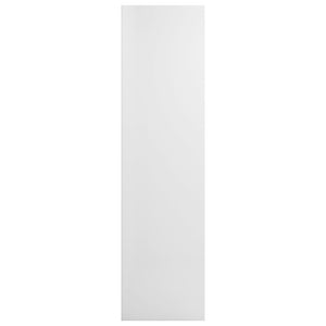 vidaXL Book Cabinet/TV Cabinet High Gloss White 36x30x143 cm Engineered Wood