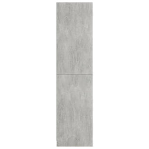 vidaXL Wardrobe Concrete Grey 100x50x200 cm Engineered Wood