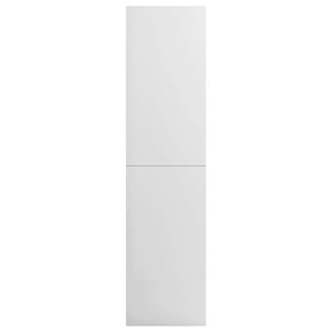 vidaXL Wardrobe High Gloss White 100x50x200 cm Engineered Wood