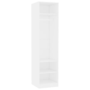 vidaXL Wardrobe White 50x50x200 cm Engineered Wood