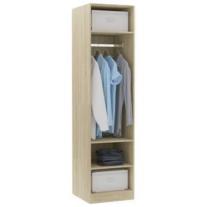 vidaXL Wardrobe Sonoma Oak 50x50x200 cm Engineered Wood