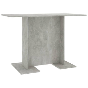 vidaXL Dining Table Concrete Grey 110x60x75 cm Engineered Wood