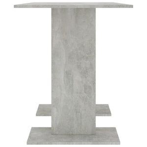 vidaXL Dining Table Concrete Grey 110x60x75 cm Engineered Wood