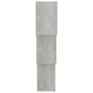 vidaXL Cube Wall Shelf Concrete Grey 68x15x68 cm Engineered Wood