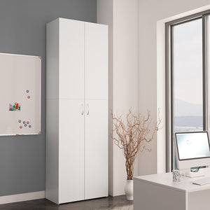 vidaXL Office Cabinet White 60x32x190 cm Engineered Wood