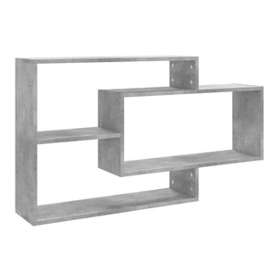 vidaXL Wall Shelf Concrete Grey 104x20x58.5 cm Engineered Wood