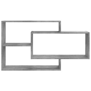 vidaXL Wall Shelf Concrete Grey 104x20x58.5 cm Engineered Wood