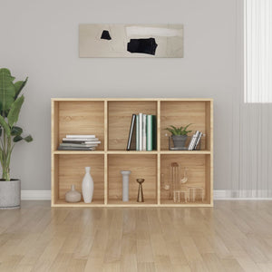 vidaXL Book Cabinet/Sideboard Sonoma Oak 66x30x98 cm Engineered Wood