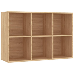 vidaXL Book Cabinet/Sideboard Sonoma Oak 66x30x98 cm Engineered Wood