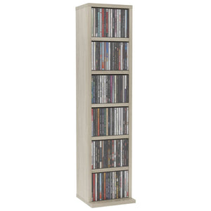 vidaXL CD Cabinet Sonoma Oak 21x20x88 cm Engineered Wood