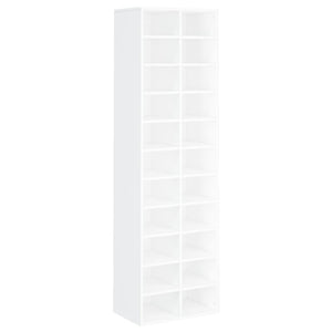 vidaXL Shoe Cabinet White 54x34x183 cm Engineered Wood