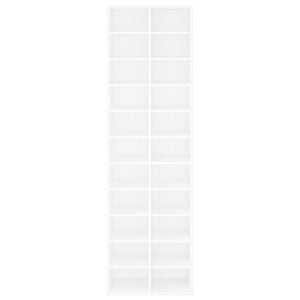 vidaXL Shoe Cabinet White 54x34x183 cm Engineered Wood