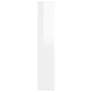 vidaXL Shoe Cabinet High Gloss White 54x34x183 cm Engineered Wood