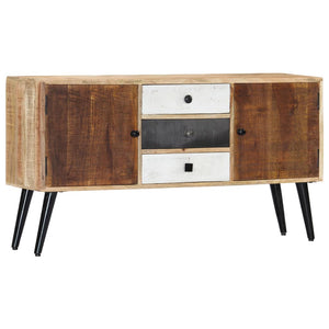 vidaXL Sideboard 118x30x62 cm Solid Mango Wood