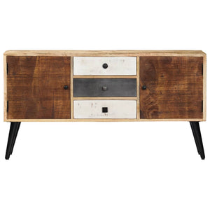 vidaXL Sideboard 118x30x62 cm Solid Mango Wood