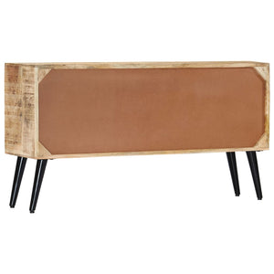 vidaXL Sideboard 118x30x62 cm Solid Mango Wood